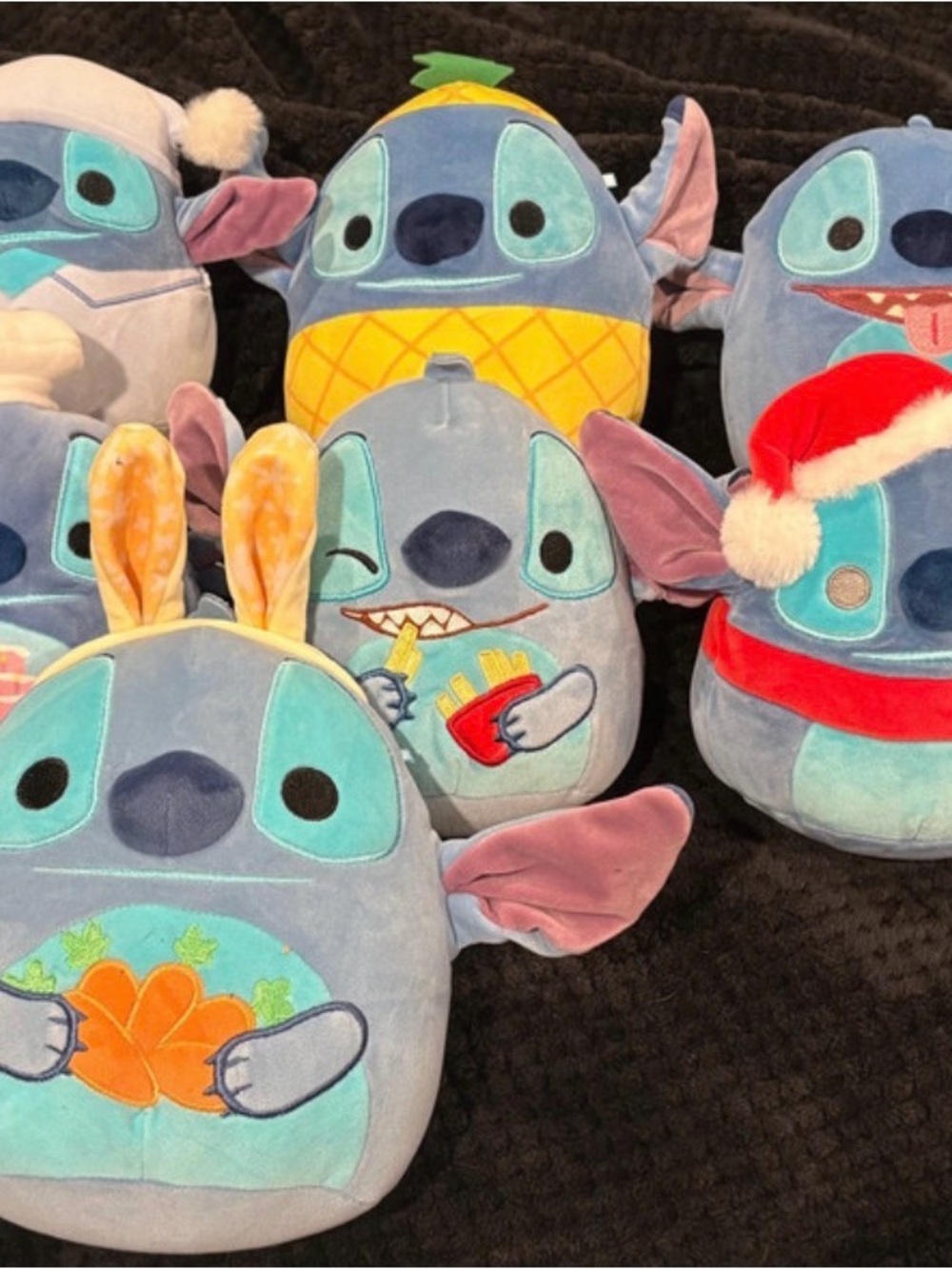 Disney Blue Stitch Plush Collection - Light Blue Variety Pack